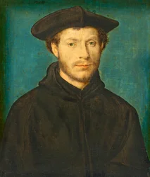 Portret mężczyzny, ok. 1536- 40 (olej na orzechu włoskim)